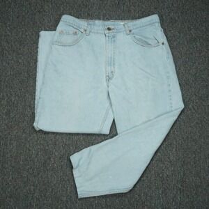 VINTAGE Levis Jeans Mens 36x28 Blue 560 Loose Fit Tapered Red Tab 5 Pocket USA